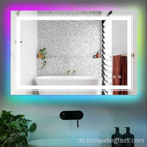 Smart Touchscreen Anti-Fog Silver Mirror